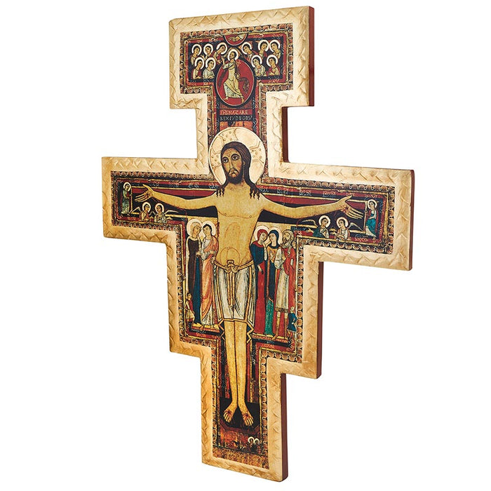 40" Saint Damiano Wall Crucifix