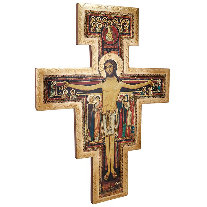 Saint Damiano Wall Crucifix Crucifix Crucifix Symbolism Catholic Crucifix items