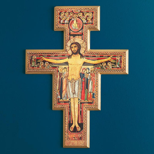 Saint Damiano Wall Crucifix Crucifix Crucifix Symbolism Catholic Crucifix items