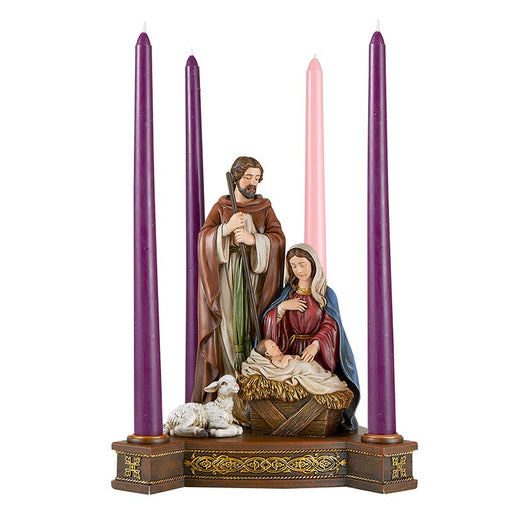Holy Family Advent Candleholder Catholic Gifts Catholic Presents Gifts for all occasion Housewarming Present