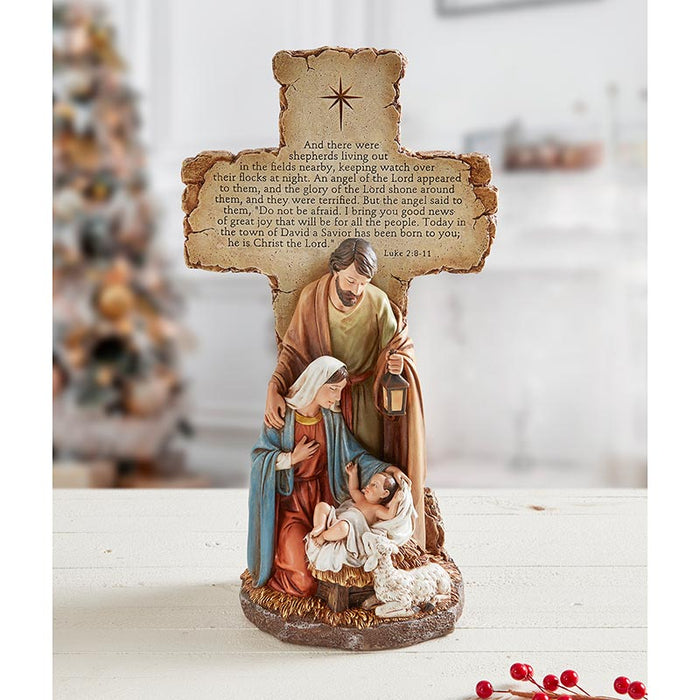 Holy Family Nativity Cross