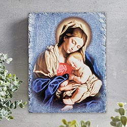 Madonna And Child Tile Plaque Catholic Gifts Catholic Presents Gifts for all occasion Housewarming Present