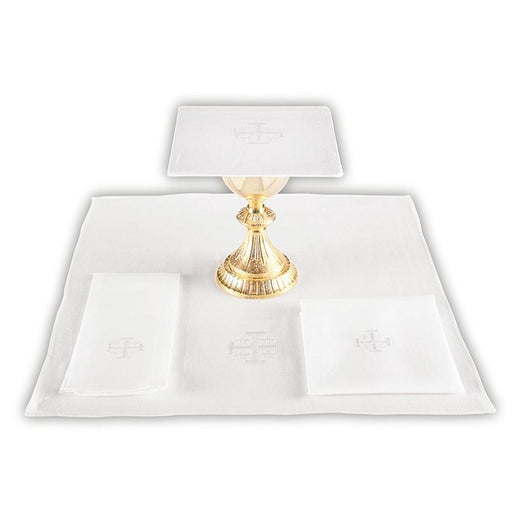 Jerusalem Cross Linen Altar Linen Gift Set