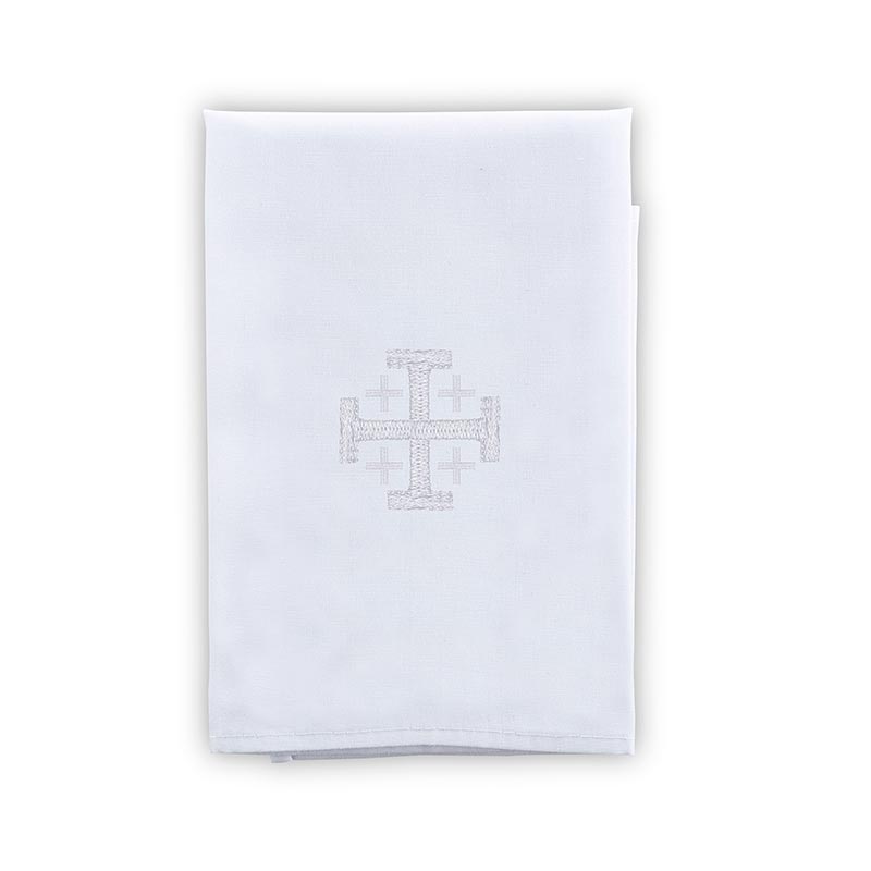 Jerusalem Cross Cotton Purificator - 4 Pieces Per Package