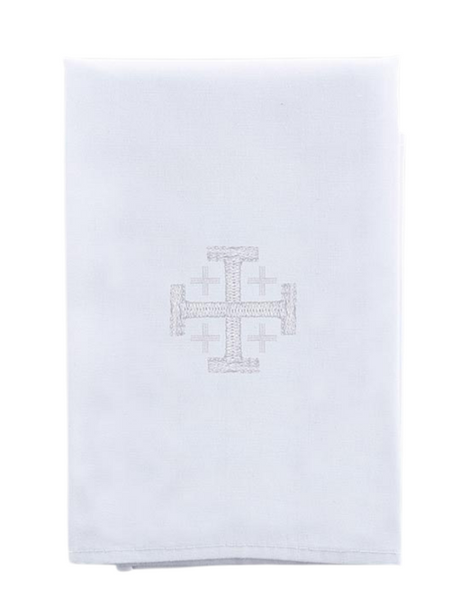 Jerusalem Cross Cotton Purificator - 4 Pieces Per Package