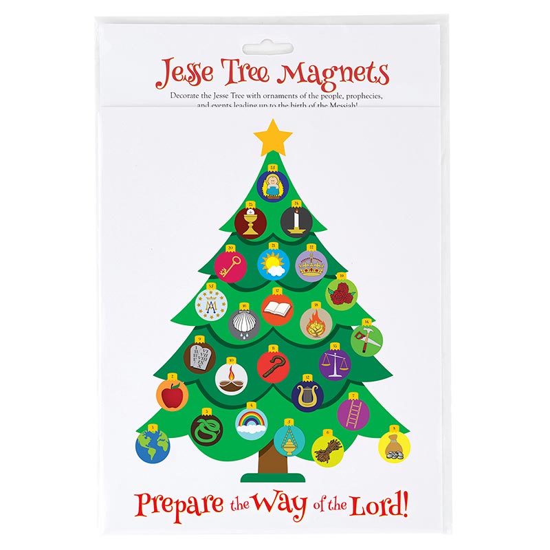 Jesse Tree Magnets - 6 Pieces Per Package