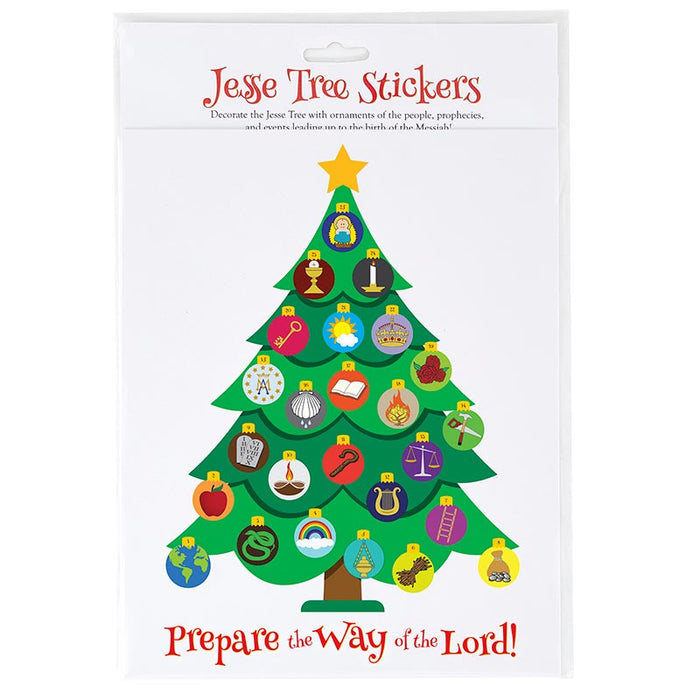 Jesse Tree Stickers - 4 Pieces Per Package