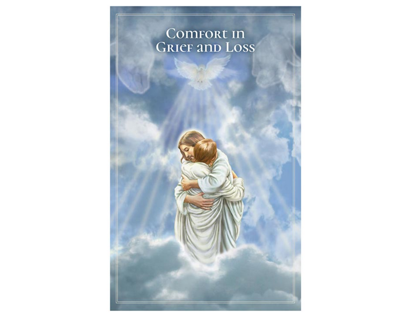 5" H Pocket Prayer Folder - Comfort in Grief and Loss - Jesus - 12 Pieces Per Package