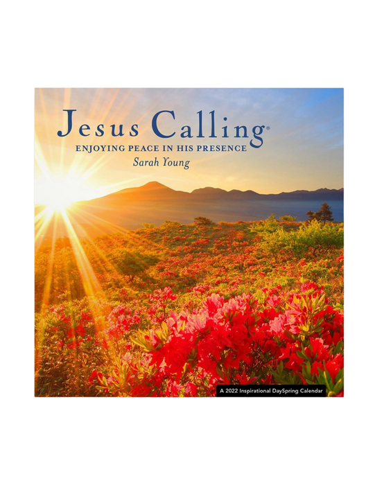 Jesus Calling: Enjoying Peace in His Presence - 2022 Mini Wall Calendar By Sarah Young