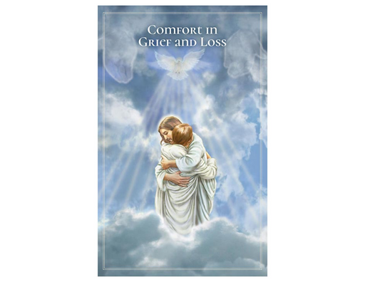 5" H Pocket Prayer Folder - Comfort in Grief and Loss - Jesus - 12 Pieces Per Package