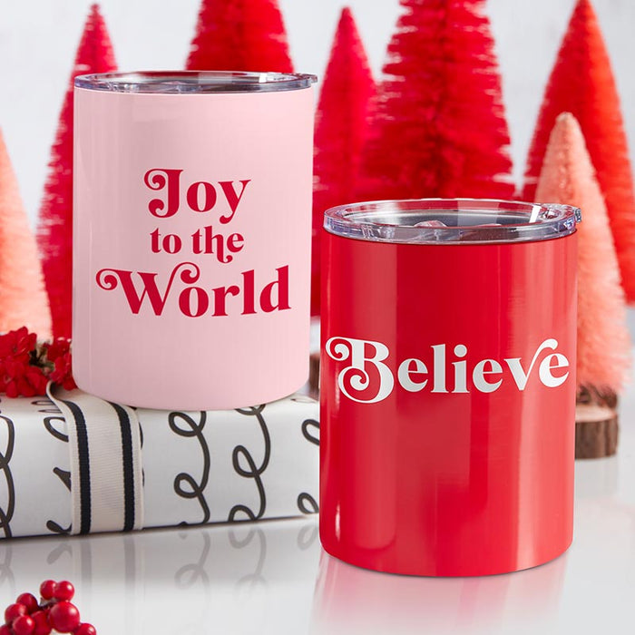 Joy to the World Stainless Steel Tumbler 