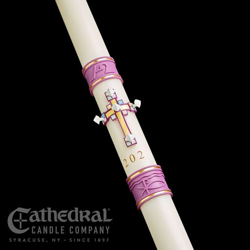 Jubilation Paschal Candle - Cathedral Candle - Beeswax