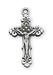 Crucifix Sterling Silver with 16" Rhodium Plated Chain