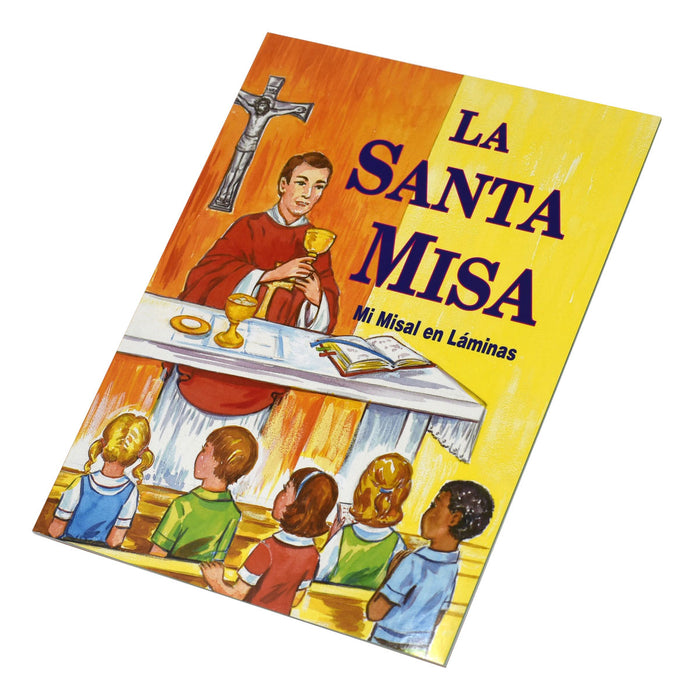 La Santa Misa - Mi Misal En Laminas - 12 Pieces Per Package