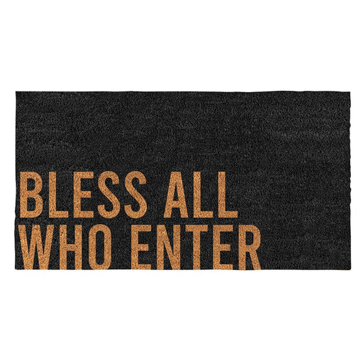 Large Coir Doormats - Bless All Who Enter
