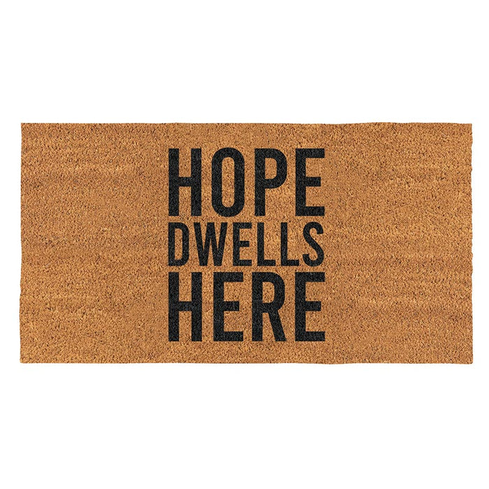 Large Coir Doormats - Hope Dwells Here