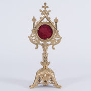Large French Style Reliquary Large 2 3/4"opening French style reliquary Brass Large French Style Reliquary