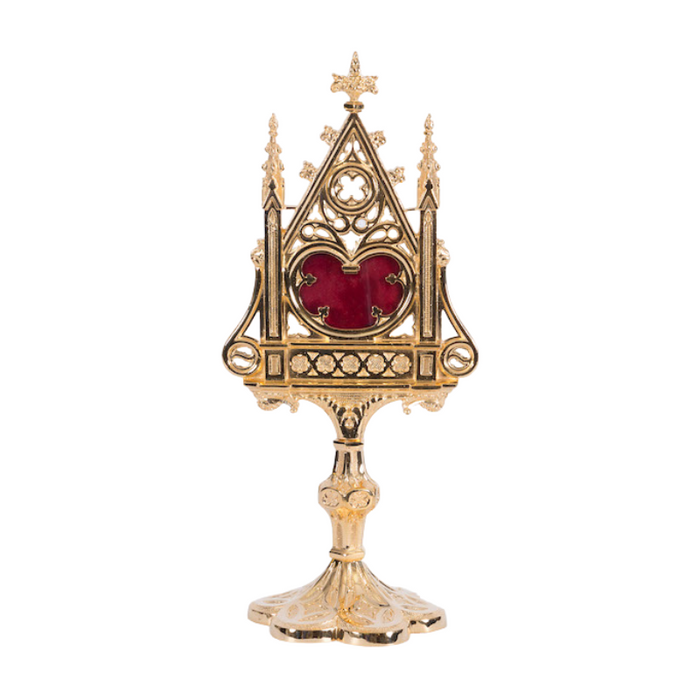 Large Gothic Reliquary Large Gold Plated Gothic Reliquary