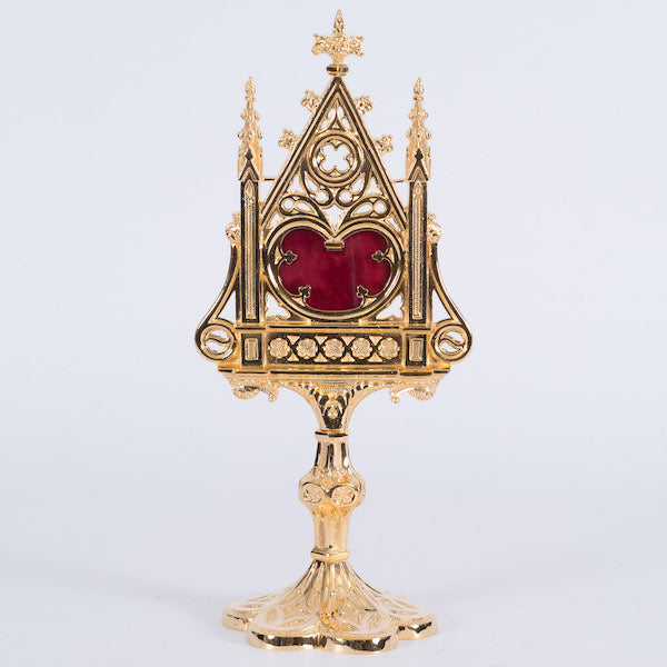 Large Gothic Reliquary Large Gold Plated Gothic Reliquary