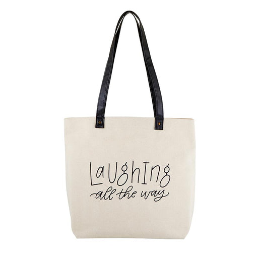Laughing All The Way Canvas Tote - 1 Piece Per Package