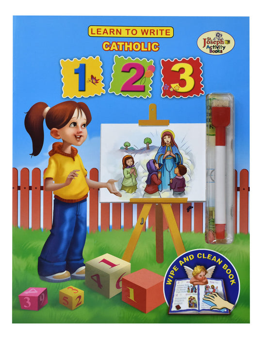 Learn To Write Catholic 123 - 4 Pieces Per Package