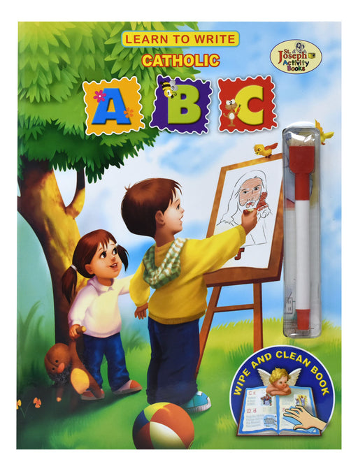 Learn To Write Catholic ABC - 4 Pieces Per Package