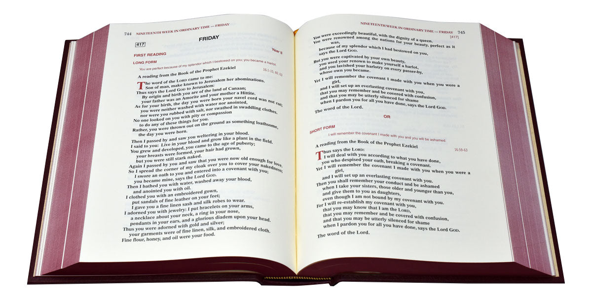 Lectionary - Weekday Mass (Vol. III)