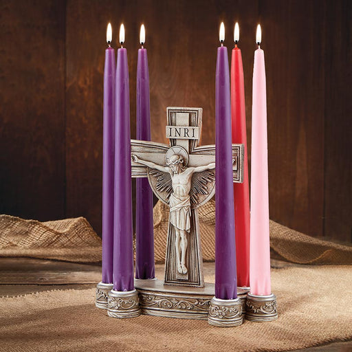 Lenten Crucifix Candle Holder