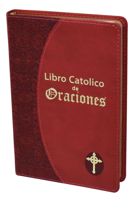 Libro Catolico De Oraciones - Burgundy - 2 Pieces Per Package