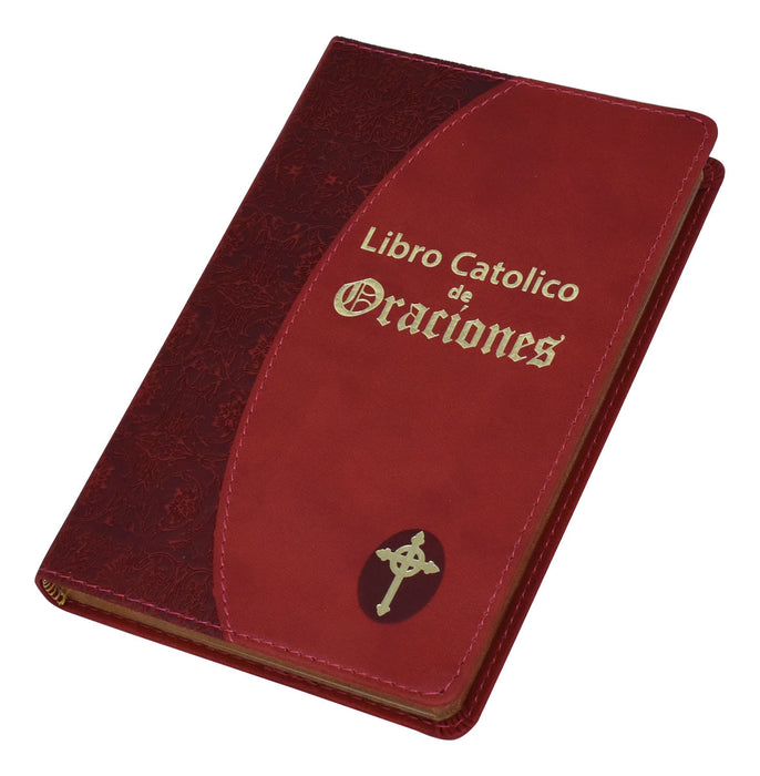 Libro Catolico De Oraciones - Burgundy - 2 Pieces Per Package