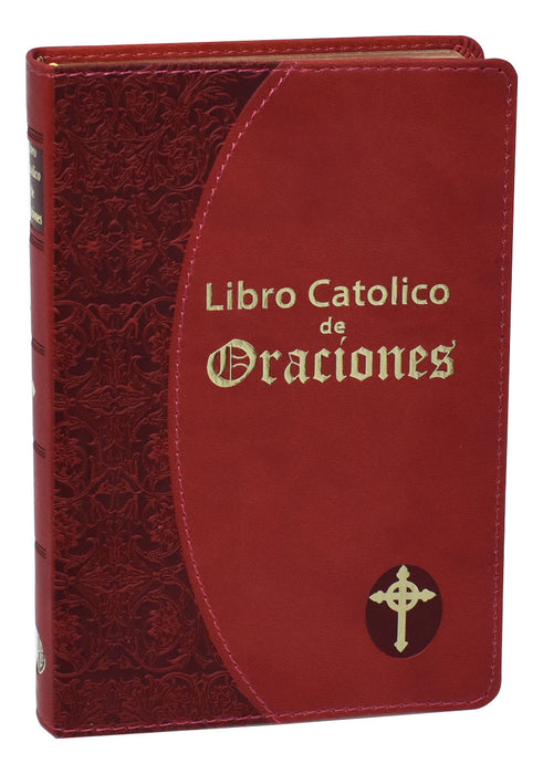 Libro Catolico De Oraciones - Burgundy - 2 Pieces Per Package