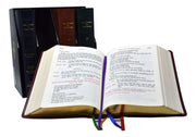 Liturgy Of The Hours (Set Of 4) Large Type Leather