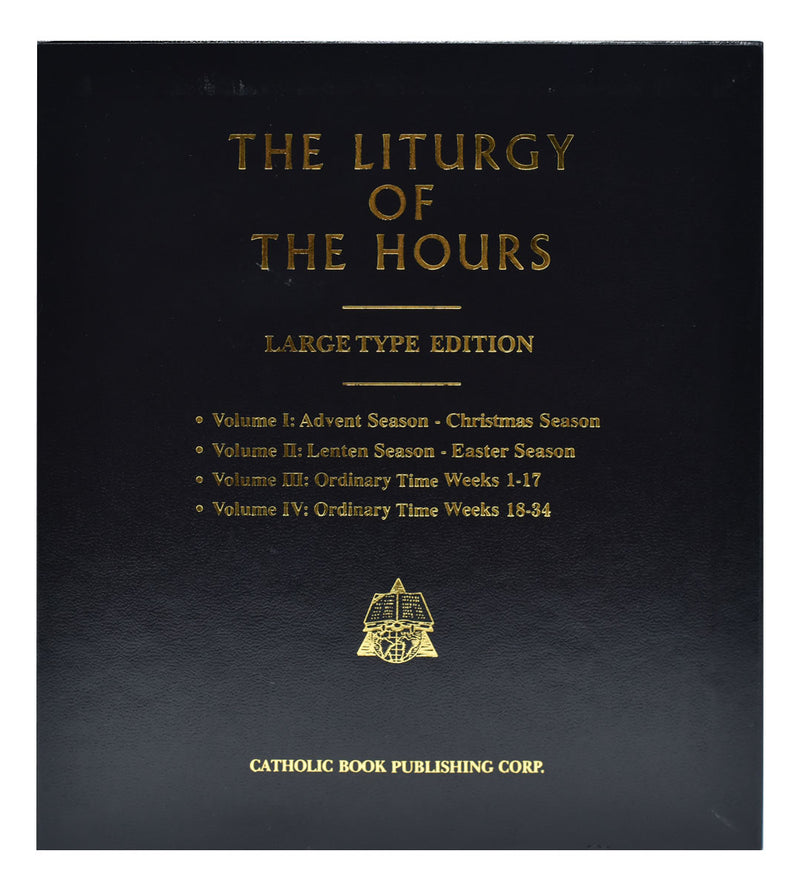 Liturgy Of The Hours (Set Of 4) Large Type Leather