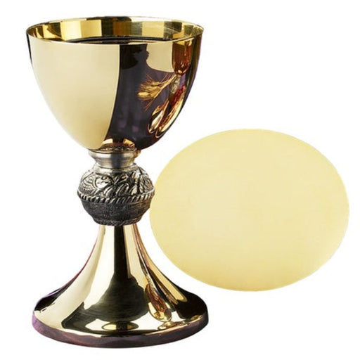 Loaves and Fish Chalice with Paten Set
