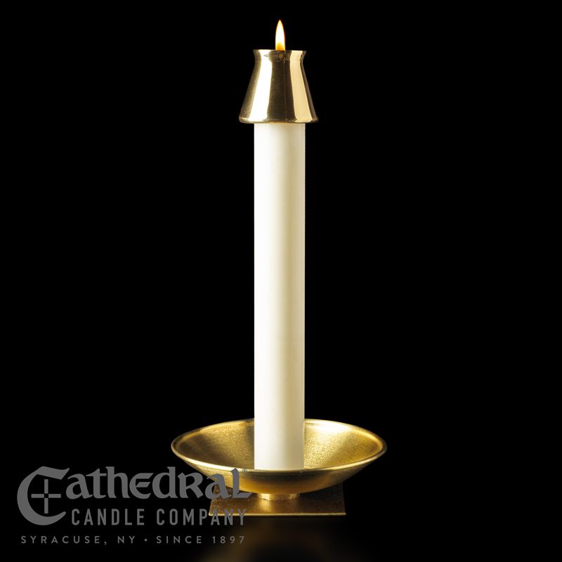 Low Standing Brass Candlestick (APE Socket) — Agapao Store