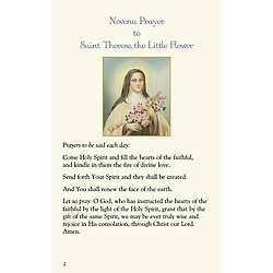 St. Therese Novena Book , 12 pcs