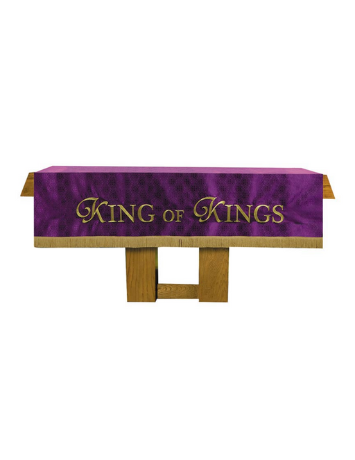 Purple Maltese Jacquard Altar Frontal