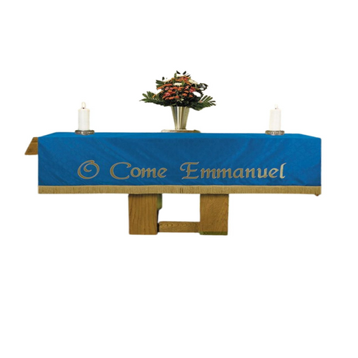 Blue Maltese Jacquard Altar Frontal