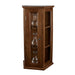 Maple Hardwood Ambry Display Cabinet - Walnut Stain