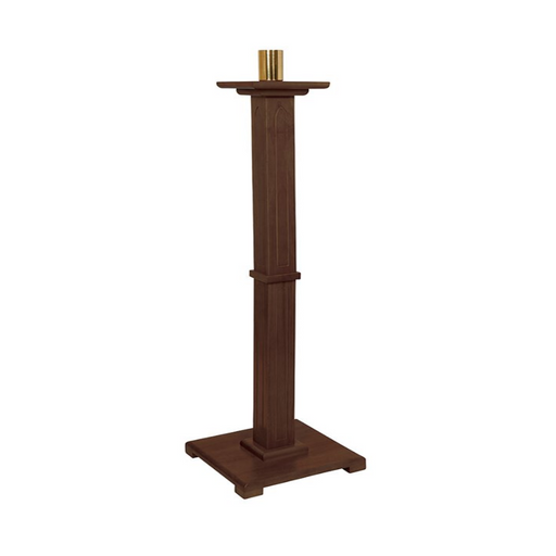Maple Hardwood Paschal Candleholder - Gothic Collection