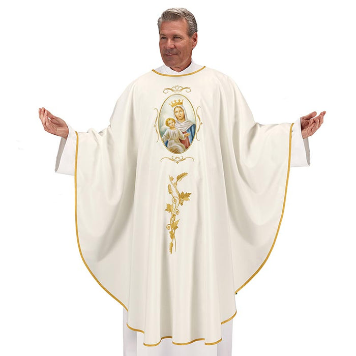 Mary Queen of Heaven Chasuble - Amalfi Collection