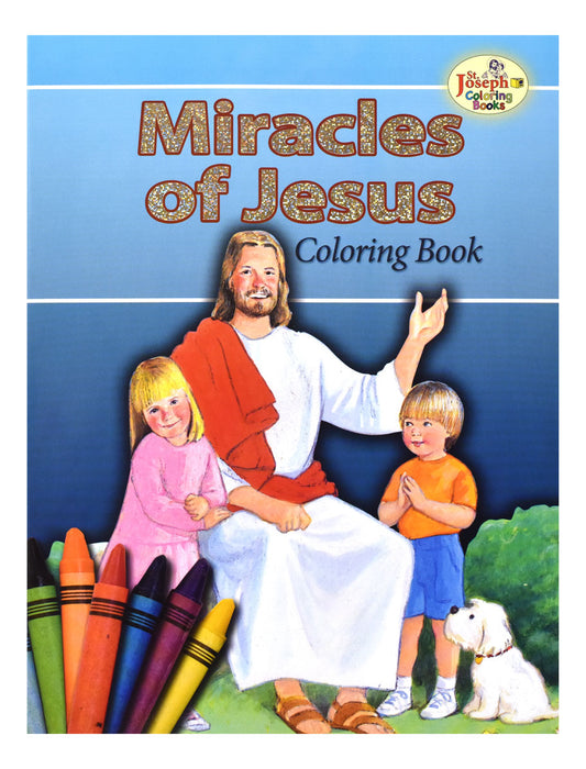 Miracles Of Jesus Coloring Book - Part of the St. Joseph Coloring Book Series