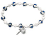 Miraculous Medal Blue Stretch Bracelet Bracelet Faith Bracelets Gifts for All occasion