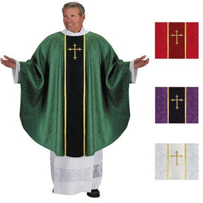 Monastic Jacquard Chasuble Church Supply Church Apparels Chasuble liturgical vestment