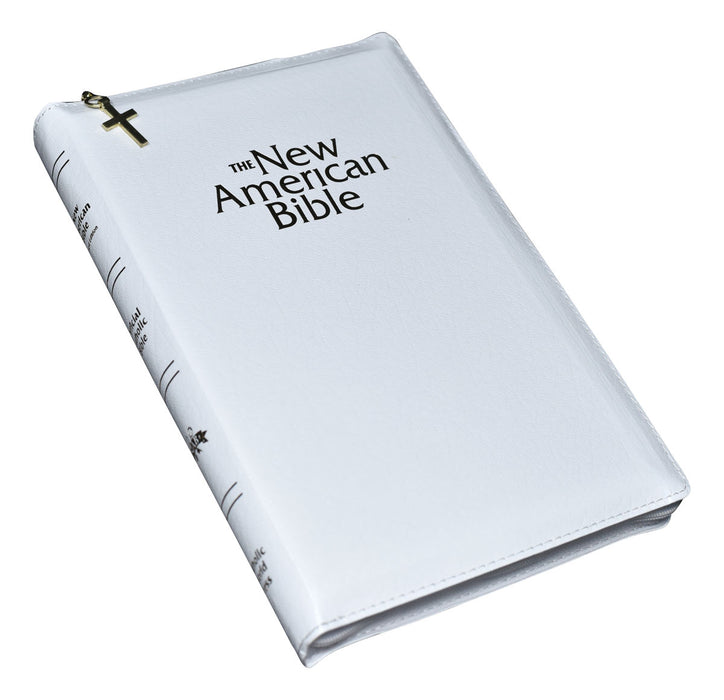 NABRE Deluxe Gift Bible - White Imitation Leather