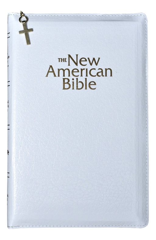 NABRE Deluxe Gift Bible - White Imitation Leather