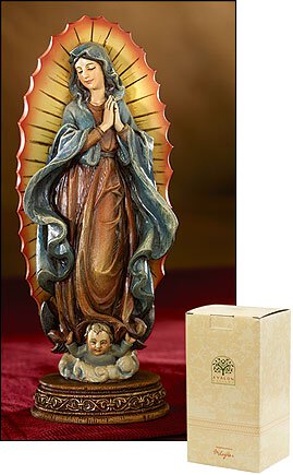 Estatua de Nuestra Señora de Guadalupe de 6"