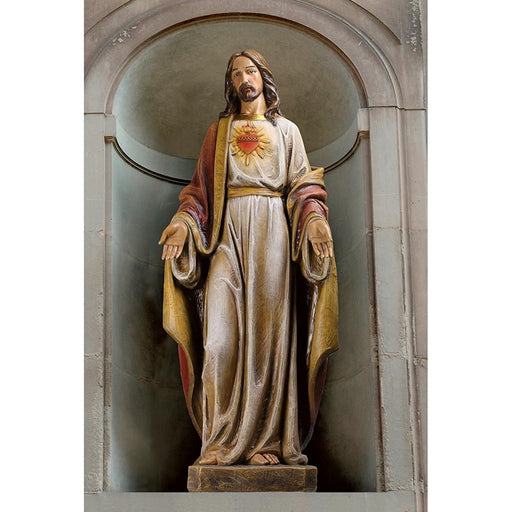 48" H The Sacred Heart of Jesus Statue 48" Sacred Heart Statue The Sacred Heart of Jesus