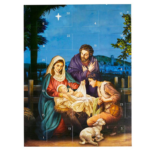 Nativity Advent Calendar- 12 Pieces Per Package