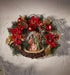 Nativity Wreath - Poinsettia